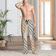 thumbnail image 2 of Honiee Geometric for men - a sleek fusion of Straight Pajama Pants, versatile Lounge Pants, and cozy Sleepwear, all rolled into one-Medium, 2 of 6