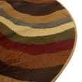 thumbnail image 5 of Unique Loom Cafe Collection Area Rug - Odacio (6' Round Multi/Brown), 5 of 5