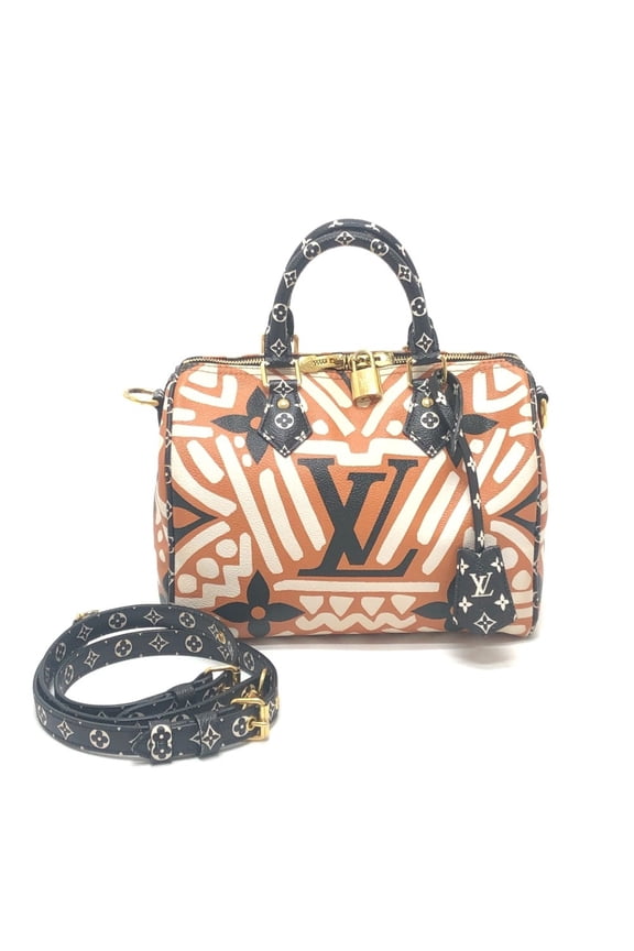 Pre-Owned LOUIS VUITTON M56588 Monogram Giant Speedy Bandoulire 25 LV Crafty Bag Boston...
