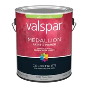4-Pack of 1 Gal Valspar 4108 Pastel Base Medallion 100% Acrylic Exterior Latex Paint & Primer, Satin