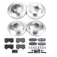 thumbnail image 3 of PowerStop Front and Rear Z23 Evolution Sport Carbon-Fiber Ceramic Brake Pad and Drilled & Slotted Rotor Kit Fits: LEXUS TOYOTA Select Models K2813, 3 of 10