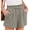 Light Grey, variant on Women’s Linen Shorts with Elastic Waist and Drawstring, Casual Summer Beach Shorts with Pockets,Mother's DayL,Pink