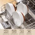 thumbnail image 6 of 3 Pack Salad Bowl Set,MALACASA 60 oz Large Serving Bowl Set, Deep Soup Bowl for Kitchen, White Ceramic Ramen Bowl Set for Cereal, Pasta, Salad, Dishwasher & Microwave Safe, Easy Clean, 6 of 6