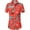 Red(668-142), variant on SSLR Women Santa Claus Ugly Hawaiian Christmas Shirts Tropical Aloha Beach Shirt Button Down Shirts