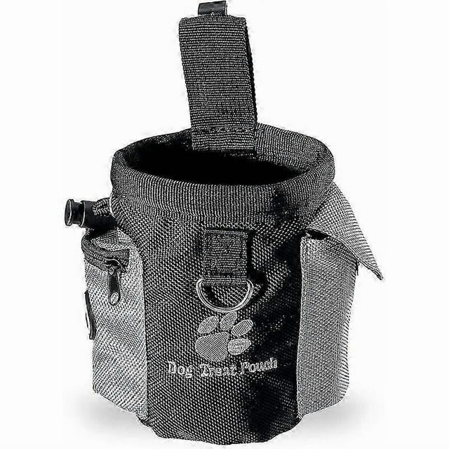 Waist Pouch Bag Hands Free Pet Dog Training Waist Food Bag with Built-in Poop Bag Dispenser
