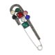 thumbnail image 5 of Moda Crytsal Pin Broches Suéter Mantón Clips Brillo Pasadores de seguridad para suéter Traje Ramillete Accesorios Bufanda Camisa Decoración Accesorios Plata Sunnimix Broches, 5 of 8
