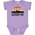 thumbnail image 3 of Inktastic Jackson Mississippi Skyline Retro Boys or Girls Baby Bodysuit, 3 of 5