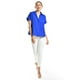 thumbnail image 5 of Blusa casual manga corta Roman Fashion /Juvenil, 5112 (Azul rey) azul G, 5 of 5