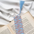 thumbnail image 6 of Kdxio Flamingo Print Metal Tassel Bookmarks,Perfect Gift for Art Lovers and Bookworms Metal Bookmarks for Women, 6 of 8