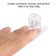thumbnail image 3 of 5 Uds C Clips curvos ANGGREK extensión De uñas Accesorios Plásticos Multifuncionales Transparente, 3 of 7