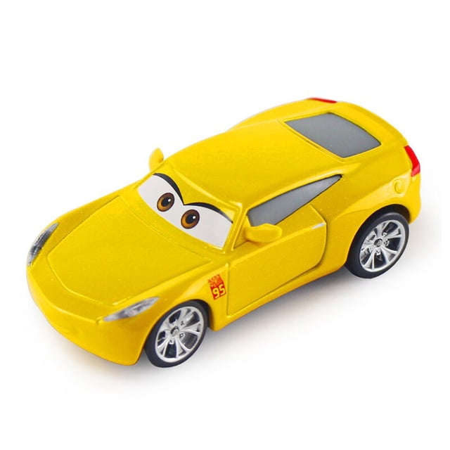 Disney-Coche de juguete Pixar 3 para niños, Rayo McQueen, Jackson Storm Ramirez, 1:55, aleación de Metal fundido a presión