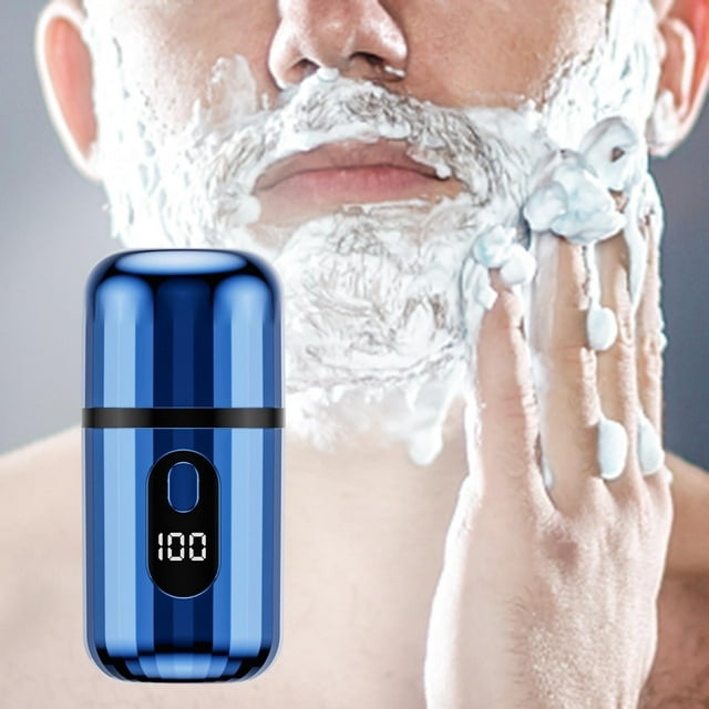 Afeitadora de viaje para hombre Salvador Afeitadora eléctrica portátil Azul