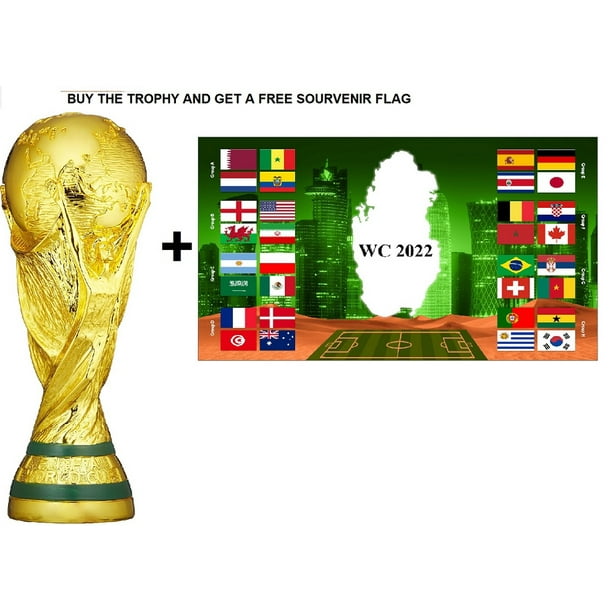 Replica World Cup Trophy; Gold Plated Trophy Made from Resin Material