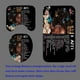 thumbnail image 4 of Juego de 4 cortinas de ducha afroamericanas, citas inspiradoras de grafitis coloridos, decoración de baño de mujer afroamericana, cortina de ducha de tela impermeable, alfombrilla de baño, 4 of 7