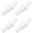 thumbnail image 1 of 4pcs One Way Check Valve Air Water Gas 12mm Plastic Non-Return Valve Replacement for Water Treatment Air Purification, 1 of 4