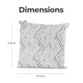 thumbnail image 3 of Cojin Decorativo para Sala Moderno Acolchonado de Chenille Suave Ideal para Dormitorio Sofa Oficina Blanco Gaon, 3 of 5