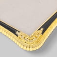 thumbnail image 4 of REGALWOVEN Plated Picture Frame with Crystal for Wedding Shiny with Clear Glass Photo Frames for Tabletop Decor Gold and Black 7x10, 4 of 6