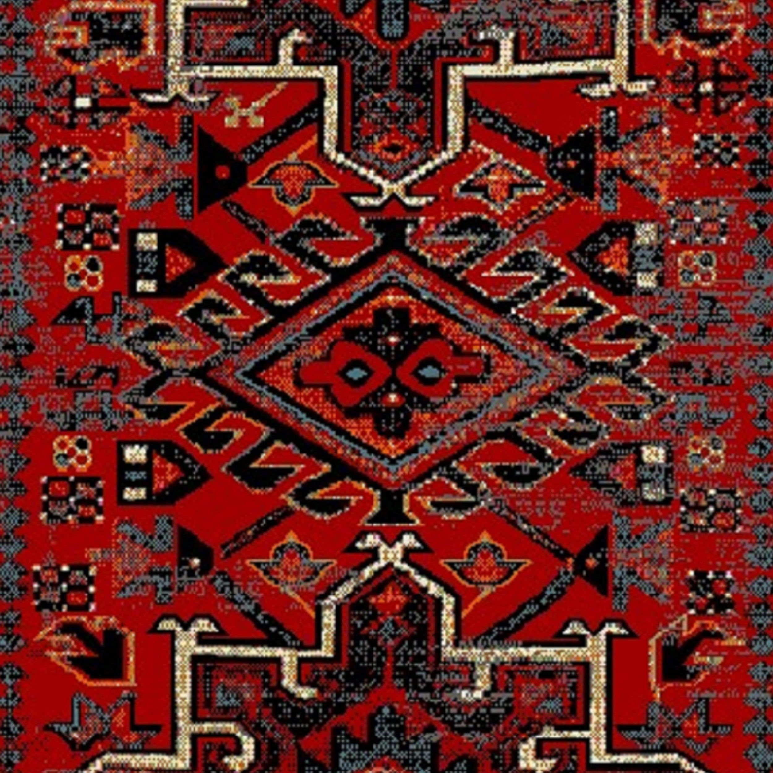 SAFAVIEH Vintage Hamadan Dania Traditional Runner Rug, Red/Multi, 2'3" x 12'