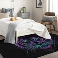 thumbnail image 4 of Tiger Rugs for Bedroom - Tiger Rug & Home Decor, 2x3 Area Rug, Neon Tiger Head Rugs for Entryway, Washable Non Slip Soft Low Pile Small Indoor Door Mat, Boys Wildlife Carpet & Room Decorations, 4 of 7