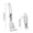 Silver, variant on Portable Folding Spatula Stainless Steel Utensil For Outdoor Camping Picnic Barbecue Cookware Gear