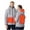 Gray, variant on qucoqpe Heated Jacket with Hood (Unisex), 4 Heat Zones, USB Intelligent Constant Temperature, Winter Outdoor Waterproof Windproof Heated Coat for Women and Men (Battery Not Included)