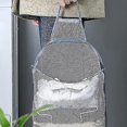 thumbnail image 4 of Hanging Laundry Hamper Foldable Mesh Hamper Dirty Cloth Basket With Carry Handle, Mesh Pop Up Laundry Hamper For Travel,bedroom,bathroom,dorms (grey2p, 4 of 5