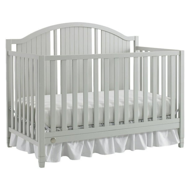 FisherPrice Caitlin 4in1 Convertible Crib Misty Gray