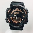thumbnail image 4 of Casio Men's World Time Telememo Black and Rose Gold Sport Watch AEQ110W-1A3V, 4 of 5