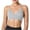 Gray, variant on Lace Nursing Bra Women Padded Bra Feature V-Neck Longline Bra Style W-732 Gold-a M