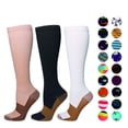 thumbnail image 2 of Calcetines de compresión Calcetines de compresión puntuales Calcetines deportivos transpirables para adultos para andar al aire libre Calcetines de compresión, 2 of 5