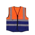 thumbnail image 1 of Chaleco reflectante de alta visibilidad, chaleco de seguridad ligero para trabajo, seguridad, emergencias, voluntarios, tráfico, construcción, saneamiento (naranja), 1 of 7