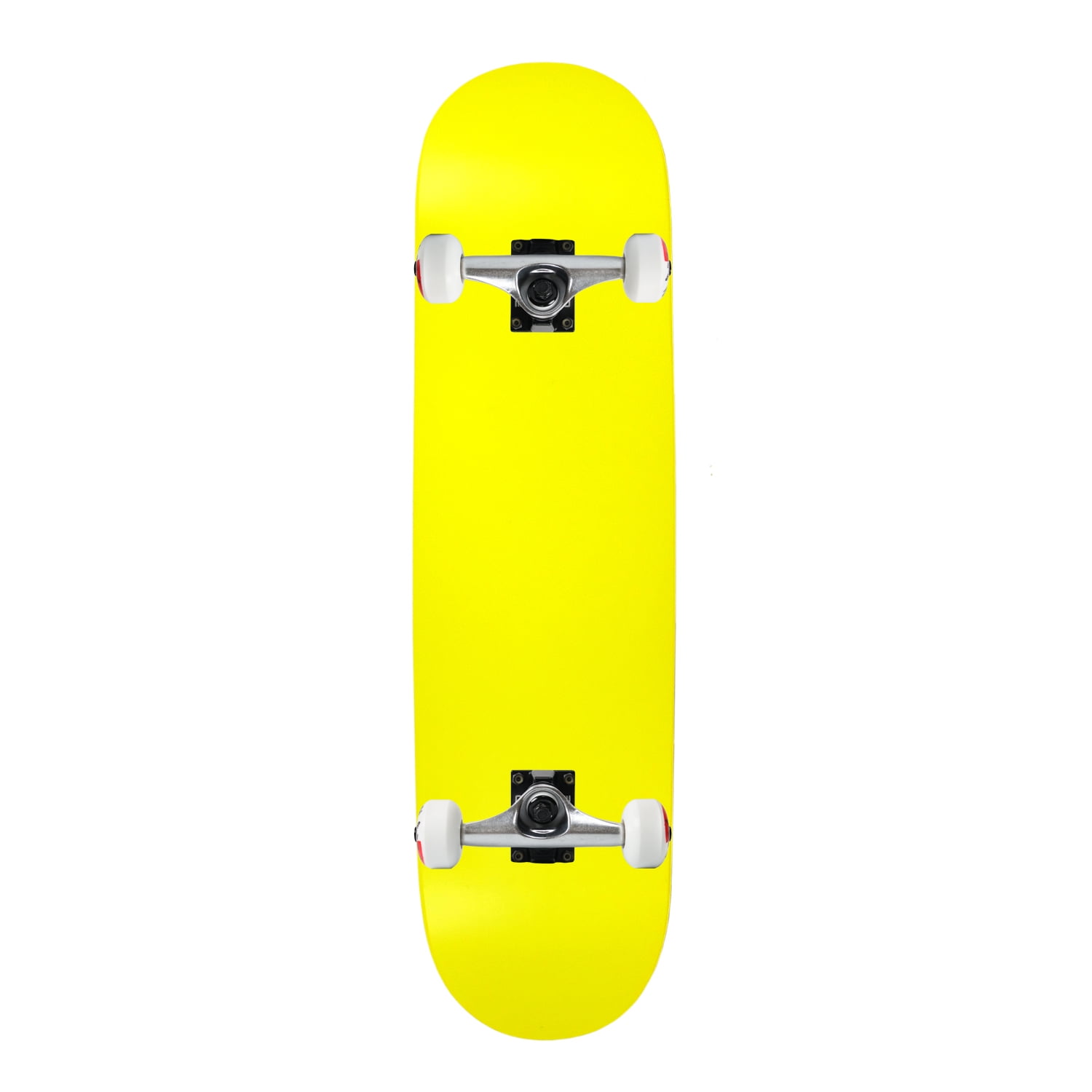 Moose Complete Skateboard NEON YELLOW 7.75" Black/White ASSEMBLED 
