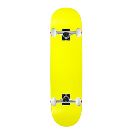 Moose Complete Skateboard Neon Yellow 7.75  Silver/White Assembled price history on PriceWatchPro