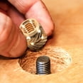 thumbnail image 3 of TAILTOSS 50Pcs Brass Threaded Insert Heat Embedment Nut Female Thread for Plastic and Wood, 3 of 8
