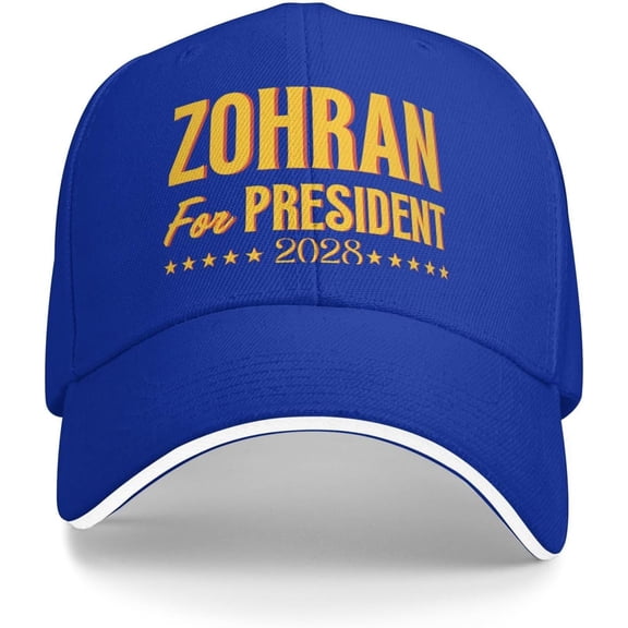 Zohran Mamdani 2028 hat Zohran for President 2028 Baseball Cap