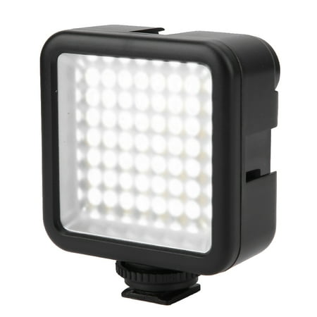 Zerone 49 LED On Camera Panel Light Portable Dimmable Video Light for Photography Lighting , Dimmable Camera LED Light, Camera Video