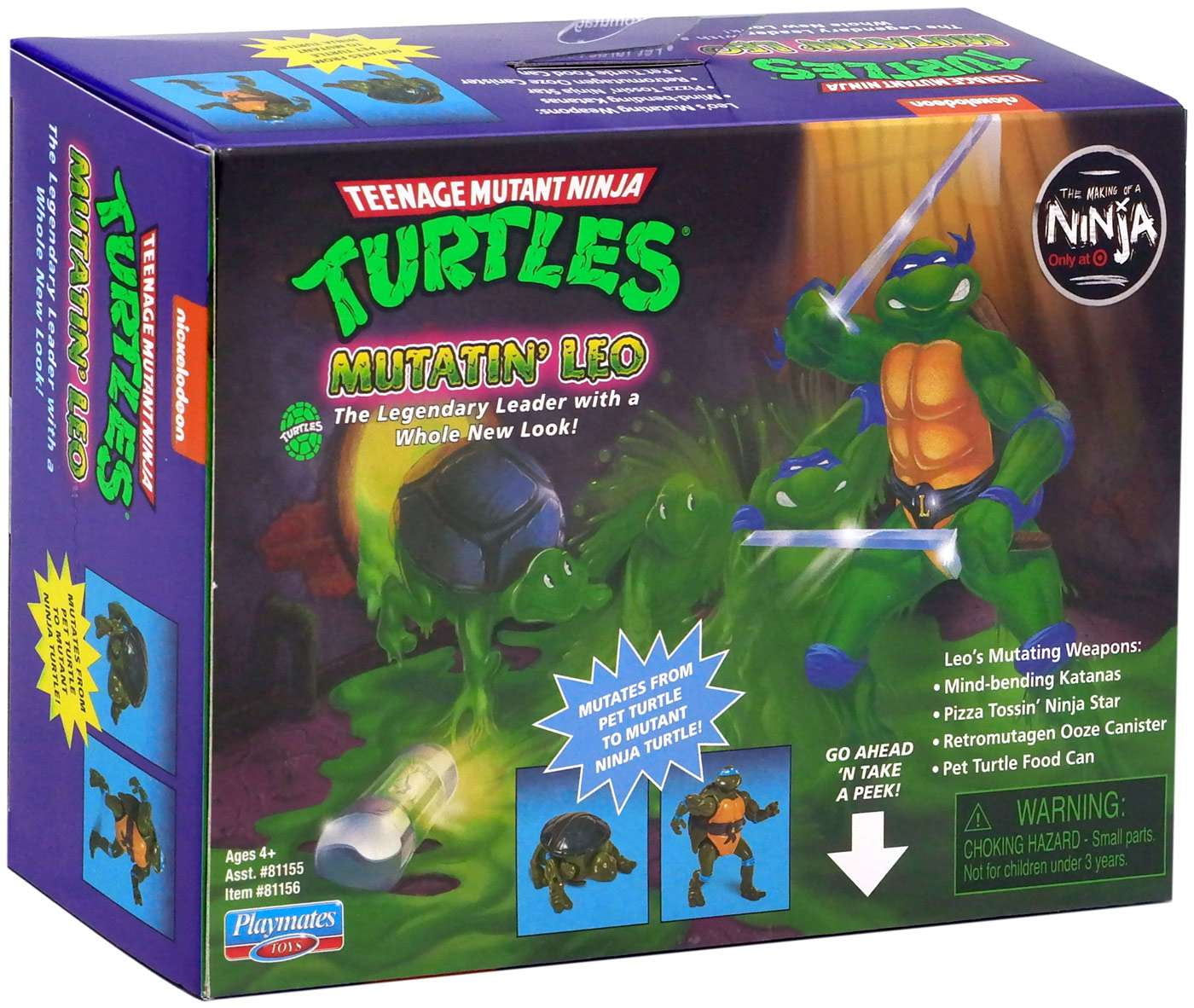 Teenage Mutant Ninja Turtles The Making of a Ninja Mutatin' Leo Action Figure