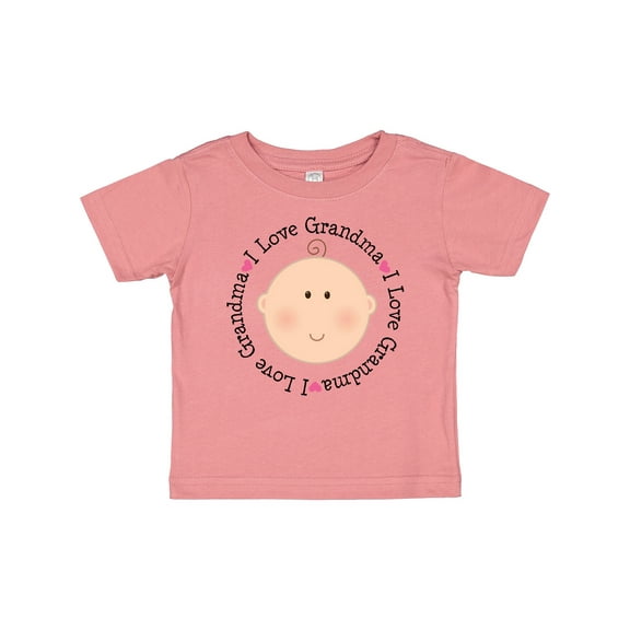 Inktastic I Love Grandma Baby Shower Boys or Girls Baby T-Shirt