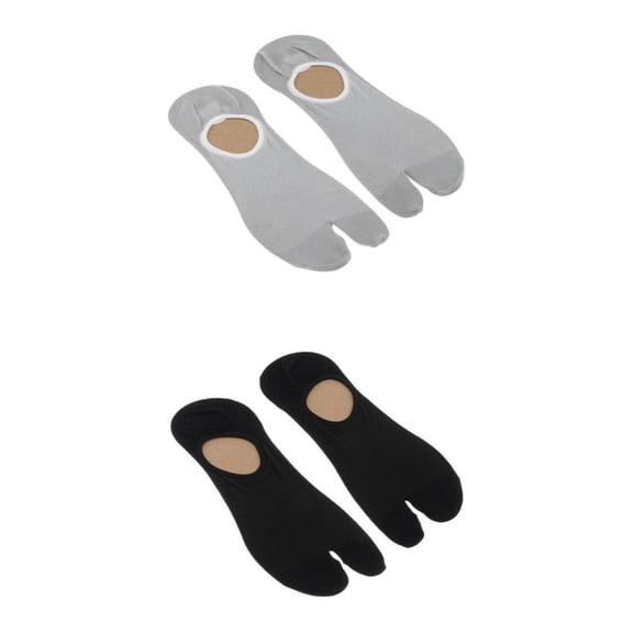 Yunhgft 2 Pieces Male Split 2 Toe Flip Flop Socks Tabi Socks Sports Anklets