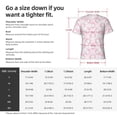 thumbnail image 2 of Yiaed Cute Rabbit Print Mens Short Sleeve Tight Fit T-Shirt, Crewneck Casual Tee-Medium, 2 of 5