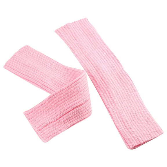 YWDJ Leg Warmers for Women Lady Leg Sets Pile Of Socks Autumn And Winter Keep Warm Wool Sock Knitting Foot Cover Pink free
