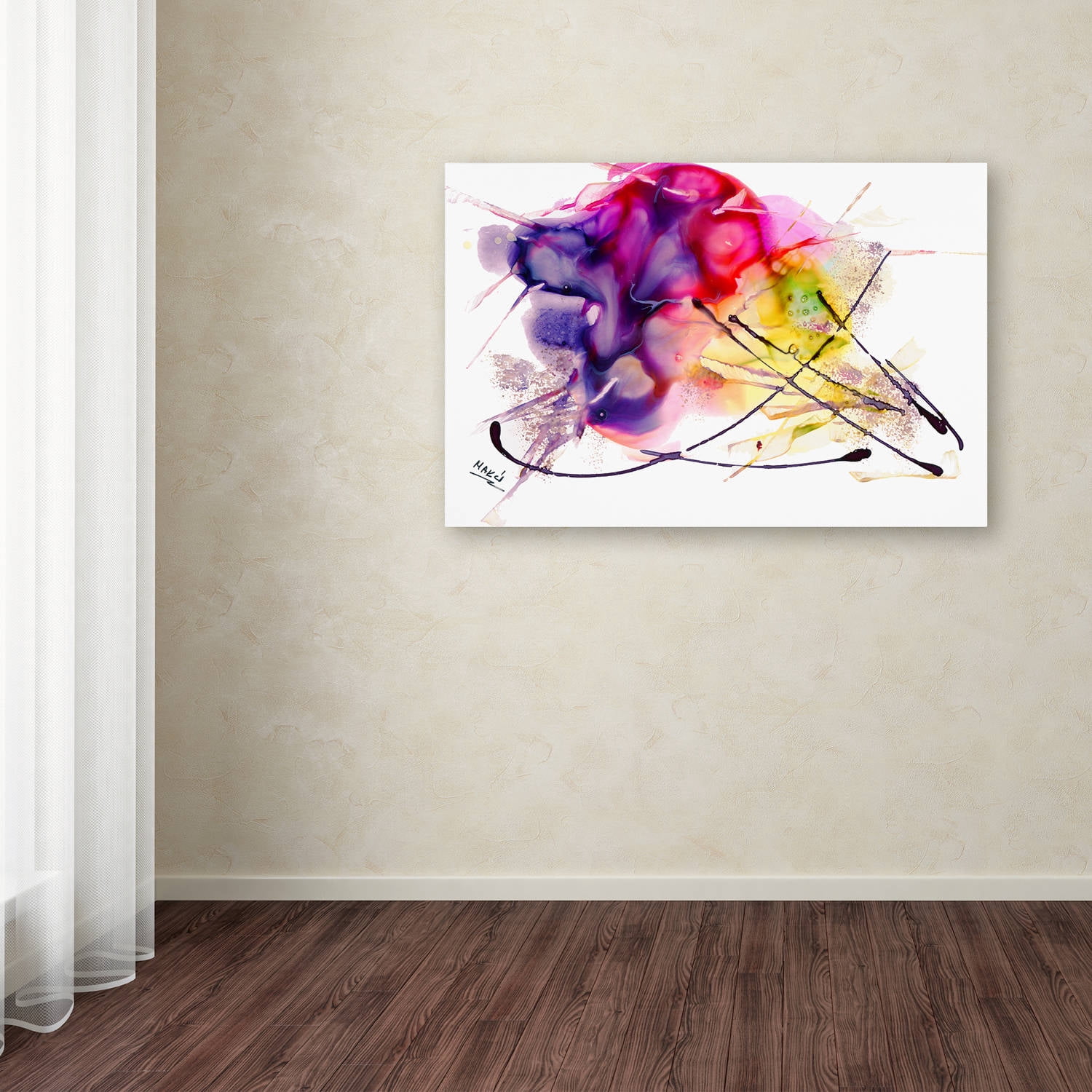Trademark Fine Art "Abstract 08" Canvas Art by Mako