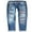 AA Sky Blue165, variant on Tummy Control Jeans for Women's Ripped Boyfriend Jeans Distressed Stretch Floral Patches Womens Straight Leg Jeans Size M