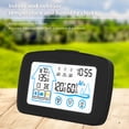 thumbnail image 3 of Cordless Hygrometer , Accurate Temperature Humidity Gauge with Large Screen Forecasts Weather, Remote Outdoor Sensor, ABS Material for Home Office Indoor Outdoor, 3 of 7