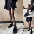 thumbnail image 2 of BRICH Floral Pantyhose Rose Pattern Sheer Leggings Lace Fishnet Tights, 2 of 6