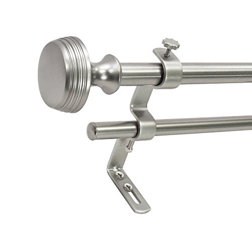 Montevilla Core Knob 5 8 Double Curtain Rod Set Com Double Curtain Rod Set, Tuesday Morning Curtains And Rods