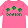 thumbnail image 4 of Inktastic Boston Irish Boys or Girls Long Sleeve Toddler T-Shirt, 4 of 5