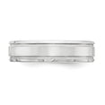 thumbnail image 3 of 925 Sterling Silver 6mm Beveled Edge Ring Size 7 Wedding Fancy Classic, 3 of 8