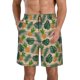 thumbnail image 1 of Fotbe Pineapples Palm Leaves Trajes de Baño Estampados para Hombre, Shorts de Verano de Secado Rápido, Ropa de Playa, Bañadores-Small, 1 of 6