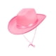 thumbnail image 5 of Sombrero de vaquero de ala ancha Fernando rosa, 5 of 8